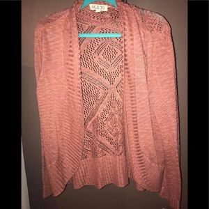 Pink Rose cardigan xl